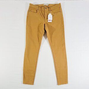 NWT LL BEAN Womens 10 (Actual 31" x 30") Premium Skinny Jeans Stretch Camel $89